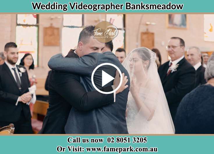 Bride and Groom during the ceremony Banksmeadow NSW 2019