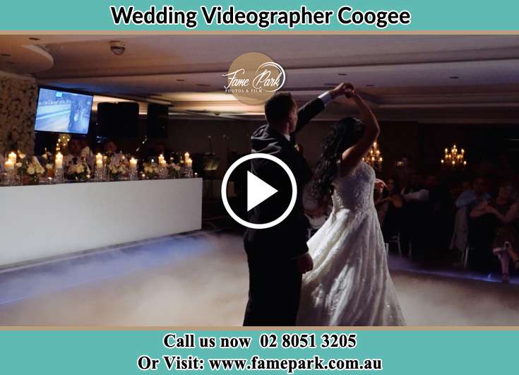 Bride and Groom dance at the dance floor Coogee NSW 2034