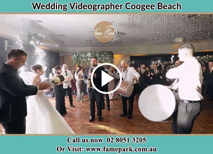 Bride and Groom at the reception event Coogee Beach NSW 2034