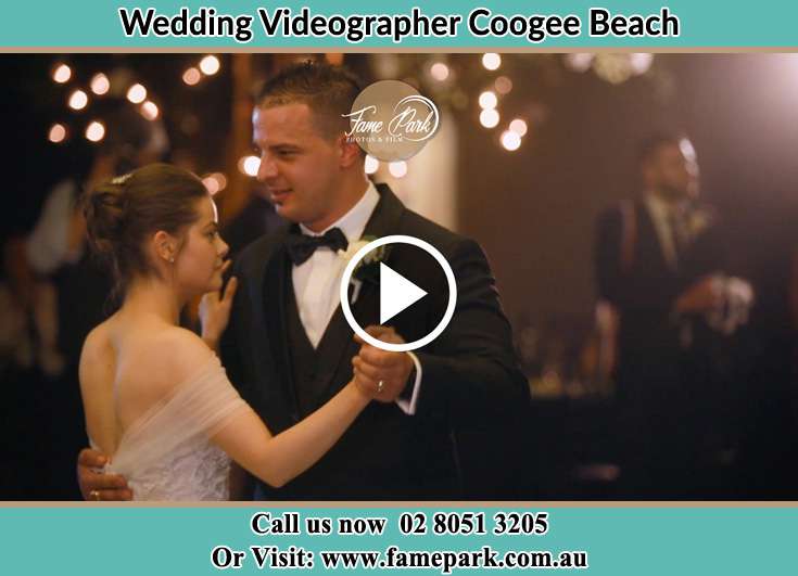 Bride and Groom at the dance floor Coogee Beach NSW 2034