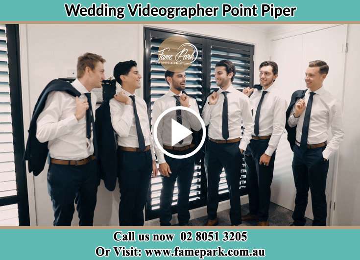 The Groom with his groomsmen Point Piper NSW 2027