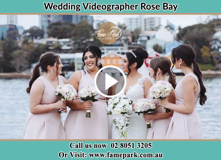 The Bride with her bridesmaids Rose Bay NSW 2029