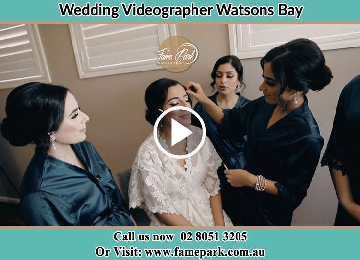 The bridesmaids helping the Bride for her big event Watsons Bay NSW 2030